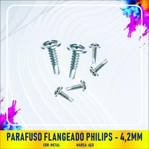 Parafuso Flangeado Philips - 4,2mm      