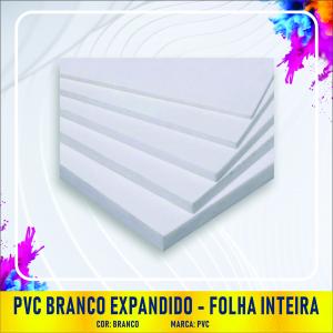 PVC Branco - Folha Inteira  1,22m x 2,44m    