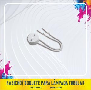 Rabicho/ Soquete para Lâmpada tubular      